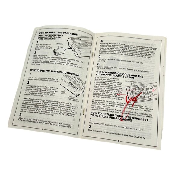 Intellivision Mattel Lot 5 Brochures Manuals NBA Baseball Basketball - Picture 5 of 10